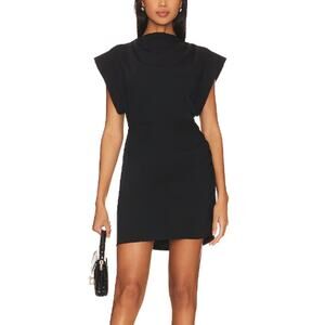 NWT Amanda Uprichard Edrina Black Mini Dress Size Large